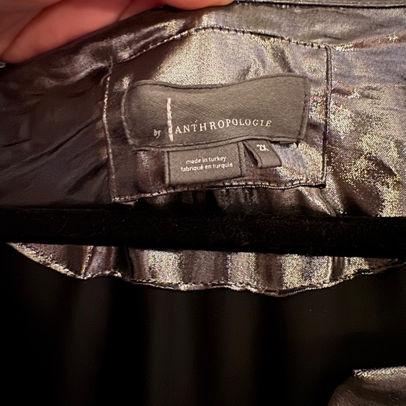 The Somerset Maxi Dress: Metallic Edition - Silver Foil (2x) - Picture 4 of 4